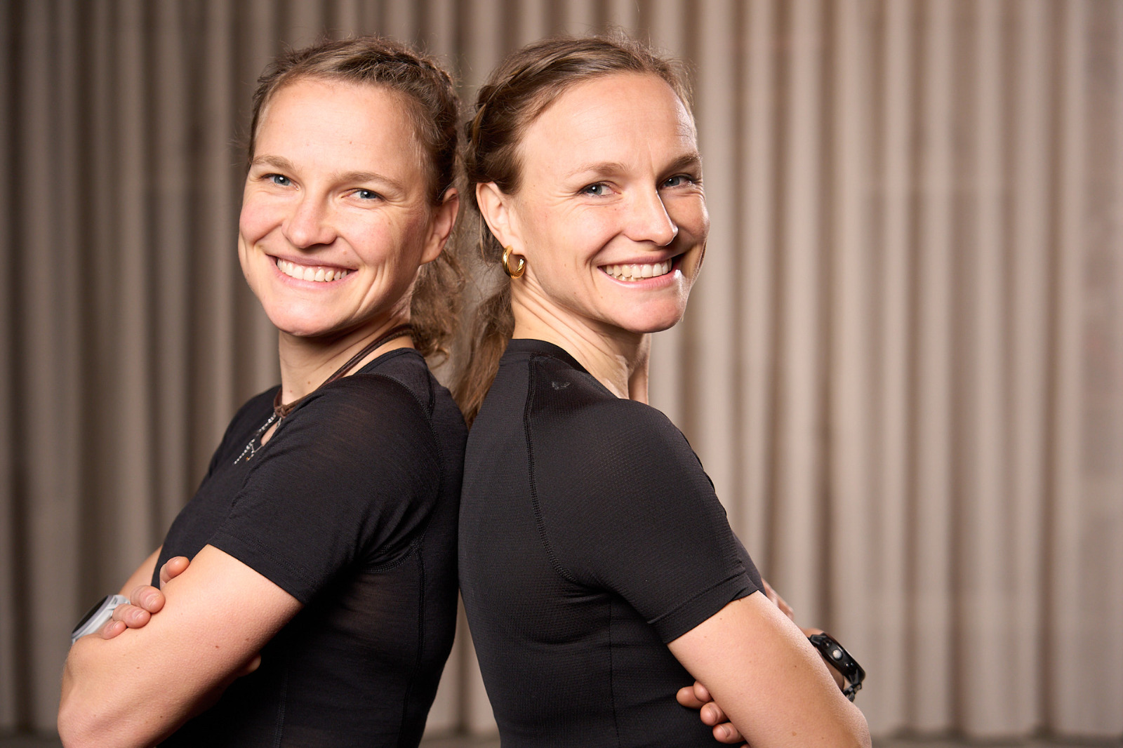 Hahnertwins_Mathias Pfützner Anna und Lisa Hahner, Olympionikinnen im Marathon